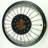 THE GEARS CLOCK Wall Clock with Real Moving Gears SP-LI_ Round BLACK-GOLD