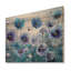 Blue And Purple Morning Glory Flowers - Flowers Wood Wall Art On Natural Pine Wood-1264158415