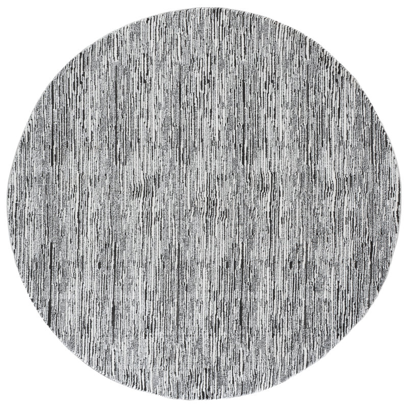 Tapis performance sans motif Lunara 302, Rond 6 pi 7 po x 6 pi 7 po
