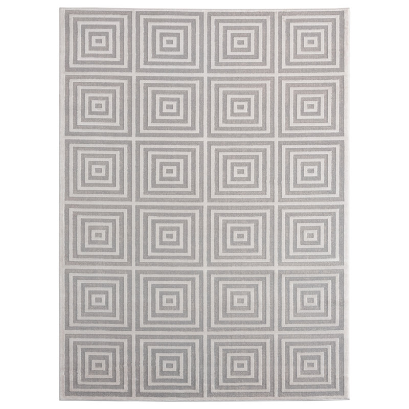 Emmeline Geometric Indoor Rug, Rectangle 1'11" x 3'