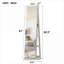 Armoire à bijoux pivotante verrouillable à 360 ° FlowLuxe-1792672515