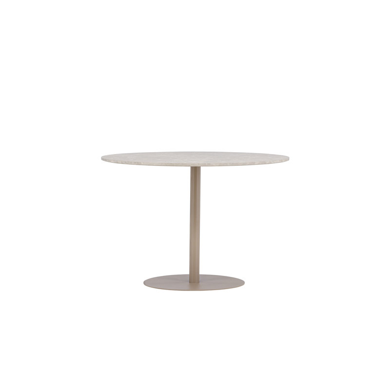 Dairus Round Metal Base Dining Table