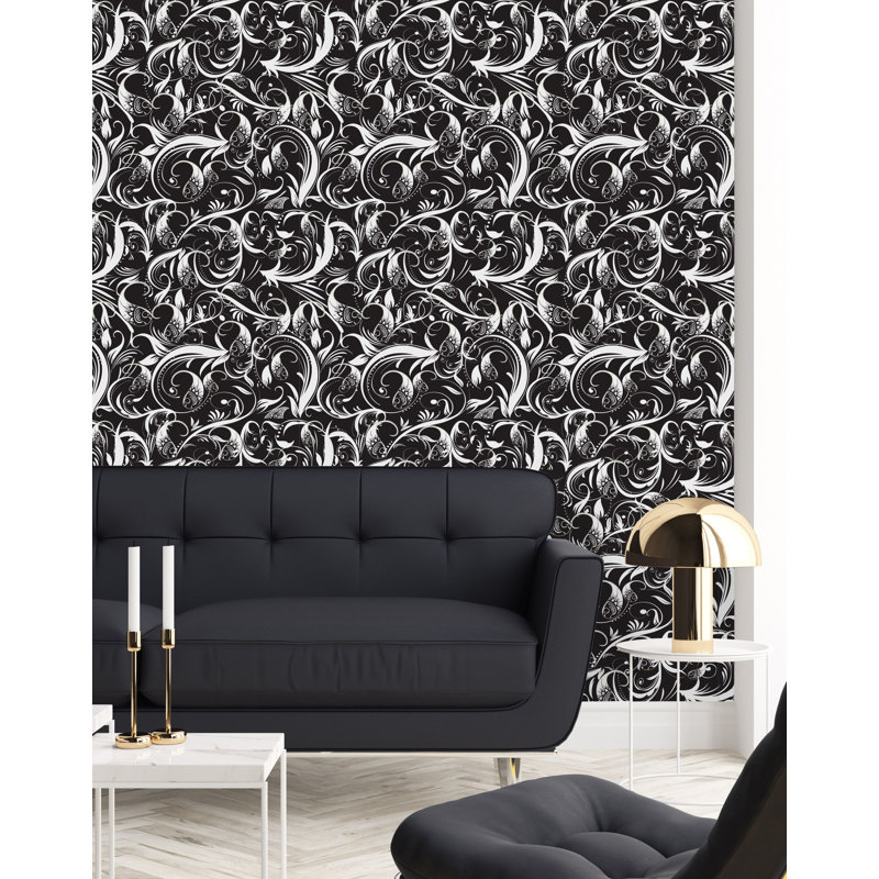 Panneau de papier peint, L 18,75 po x l 25 po, Vinyle