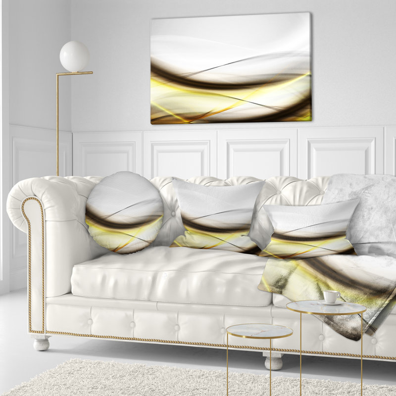  Coussin Abstract Waves, Rectangulaire, 12 po x 20 po
