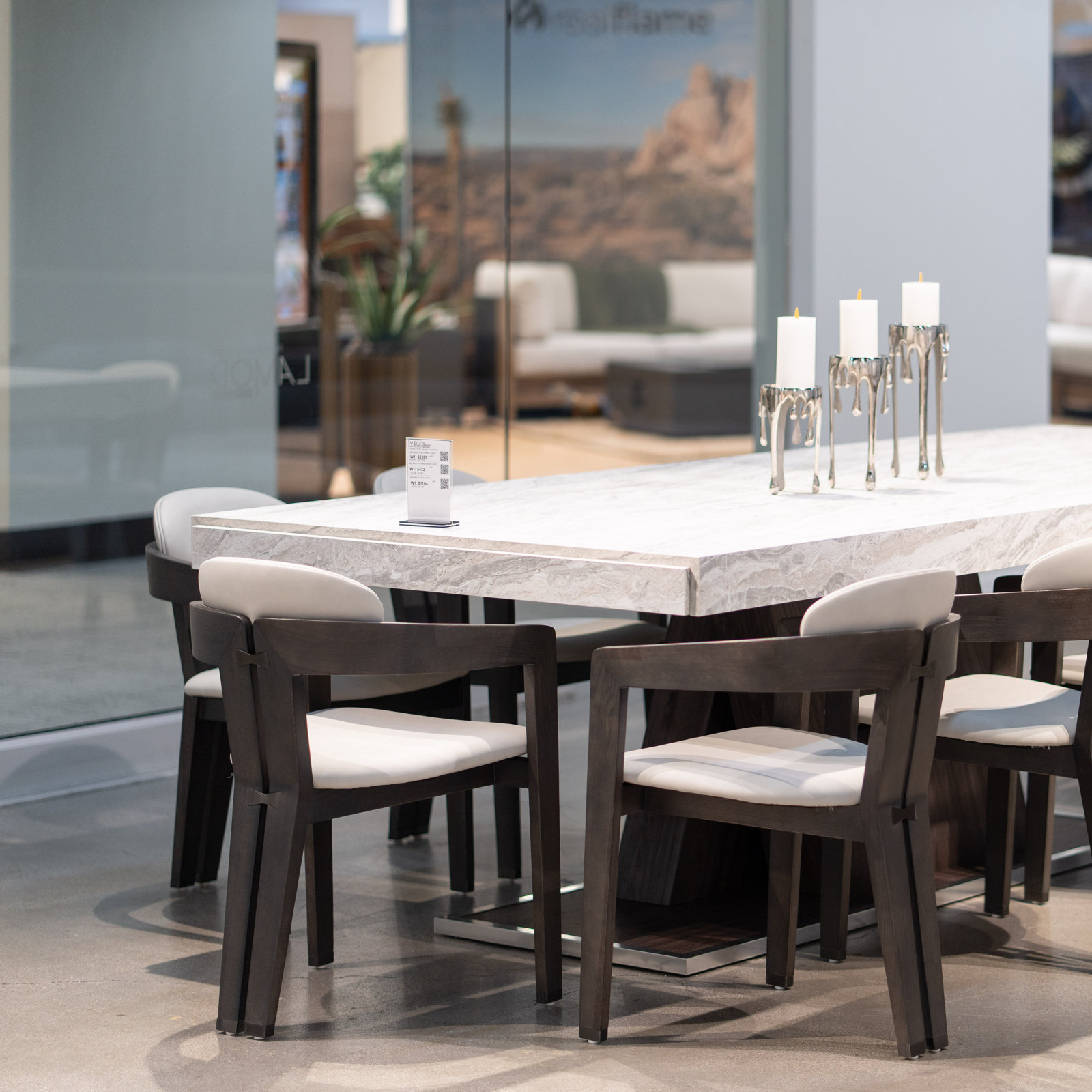 Blynn Vegan Leather Dining Armchair