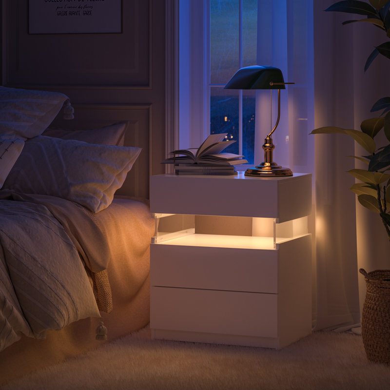 20'' W Nightstand, White
