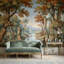 Papier peint paysage mural Ruines classiques, rivière amovible-392447534-392447538