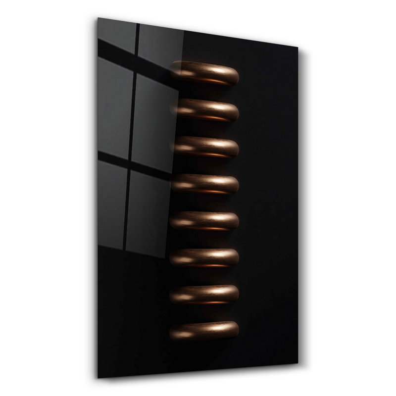 Élégante peinture murale en verre trempé de 13,8 po x 21,7 po | 100% verre trempé, épaisseur: 0,16 pouce | Imprimé UV pour des couleurs éclatantes | Parfait pour la décoration intérieure, le salon et les espaces de bureau