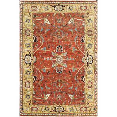 Hand Knotted Wool Oriental Area Rug