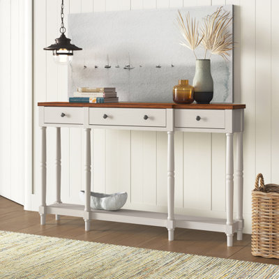 Wampler 47.75'' Solid Wood Console Table
