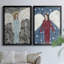 Angels "Tout le monde", ensemble de 2 reproductions sur toiles encadrées-462000009-462000010