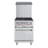 24 in. 4 Burner Commercial Liquid Propane Range with Oven in Stainless-Steel (KM-CR24-LP)