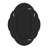 Glass Oval Mirror