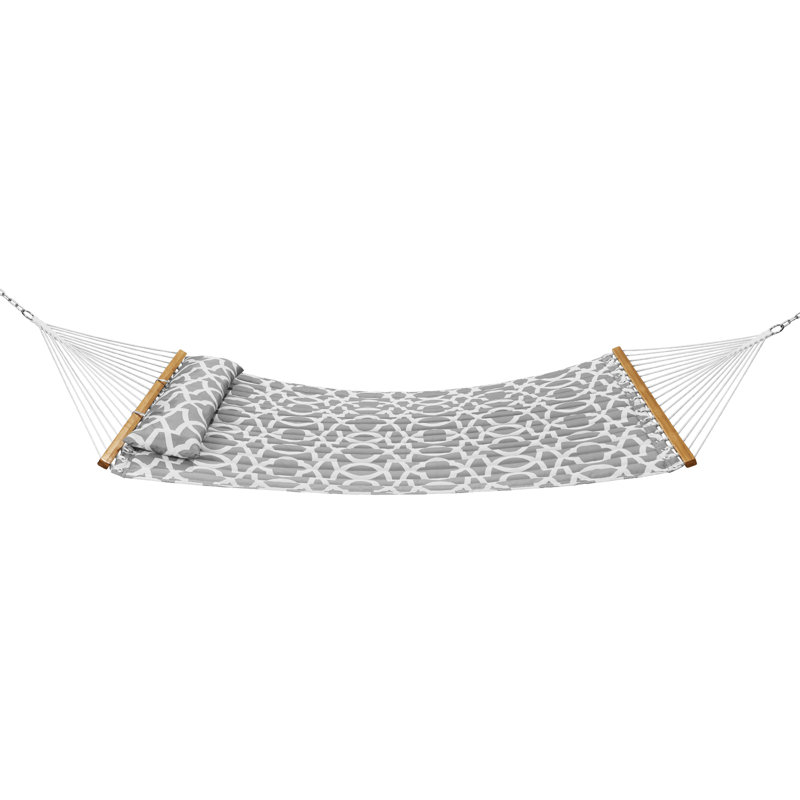 Hamac pour bar Cambel, Géométrique gris / blanc