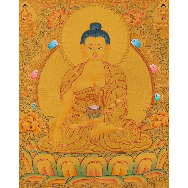 108 Bouddha Shakyamuni (Thangka sans brocart)