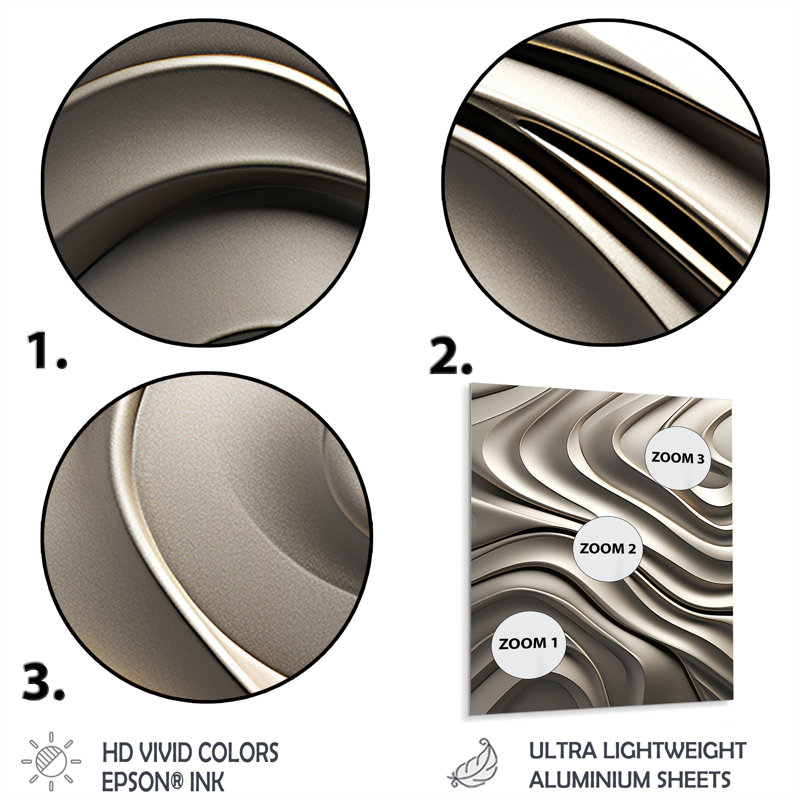 «Abstract Lines In Motion II», reproduction d'art murale abstraite en métal, H 20 po x l 12 po x P 1 po