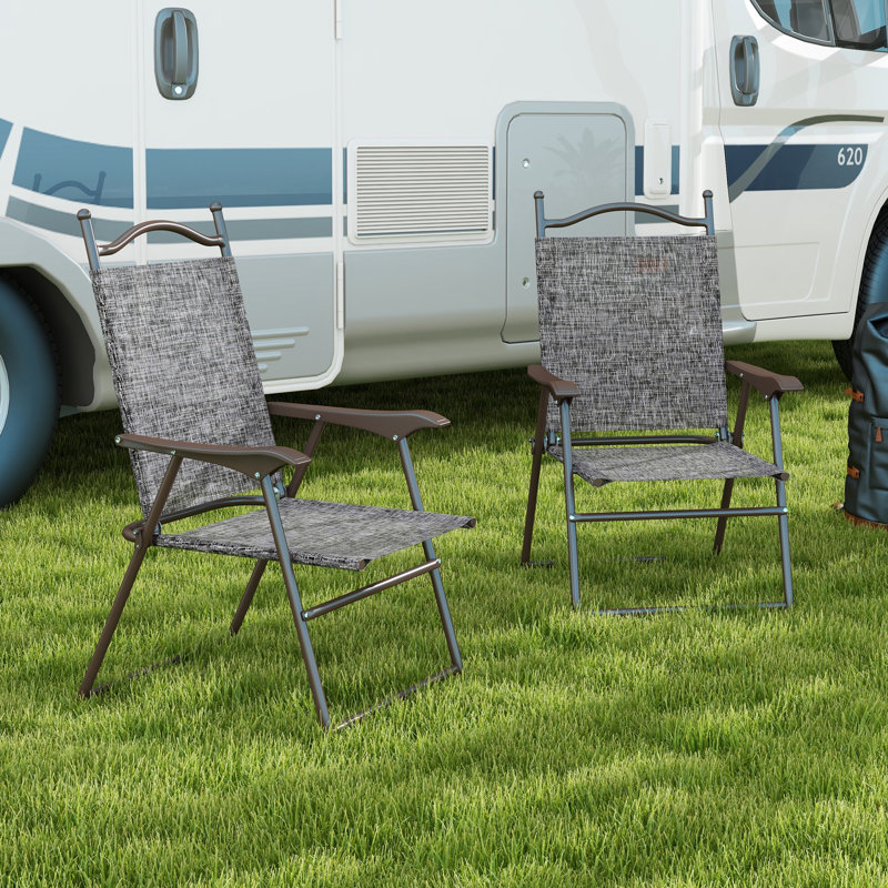 Ensemble de chaises pliantes Julyn, Gris