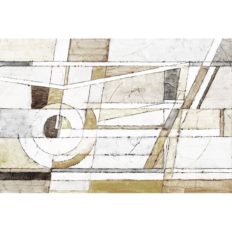 « pièces », reproduction d’art sur toile tendue, H 20 po x l 30 po x P 1,5 po