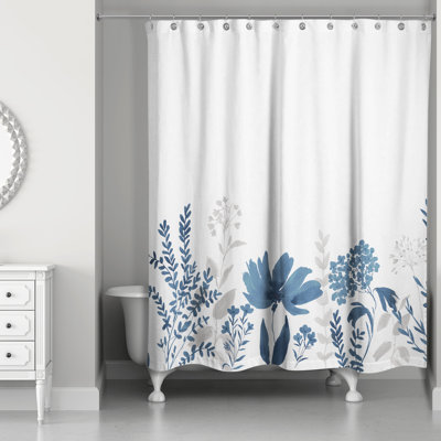 Rideau de douche Navy Florals