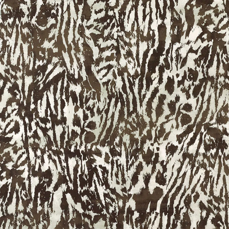 Tissu en lin Schumacher x Celerie Kemble, Darkwood