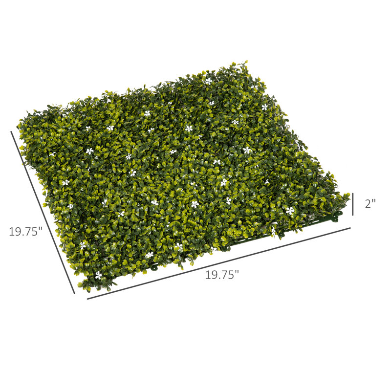1.5' H x 1.5' W Topiary Polyester Privacy Screen
