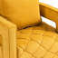 Fauteuil rotatif à 360 degrés en velours. , Bouton, pour un fauteuil de bureau moderne. Rotation, maison et utilisation confortables-209709613