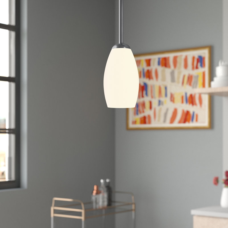 Fudo 1 - Light Single Pendant, Satin Nickel