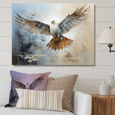 Cerulean Calm Graceful Dove I - impression