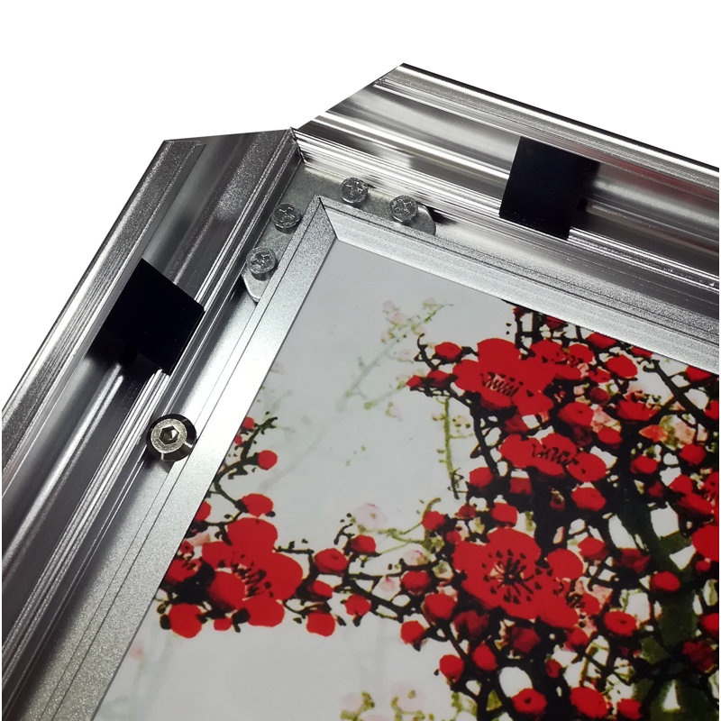 40" W x 13.5" H Panoramic Picture Frame, Snap Open Front Load, Wall-Mounting, 1-Inches Profile
