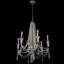 Lustre en cristal Barcelona - 6 lumières - Argent Transcend-128866309-128866313