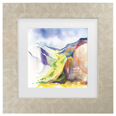 Œuvre encadrée à la bolognique «ologic Valley »