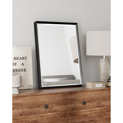 Lohoski Decorative Bathroom Vanity Mirror for Wall - Beveled Design