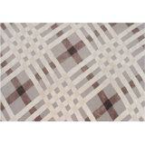 Tapis décoratif brun/gris Touffeté à la main à motif écossais