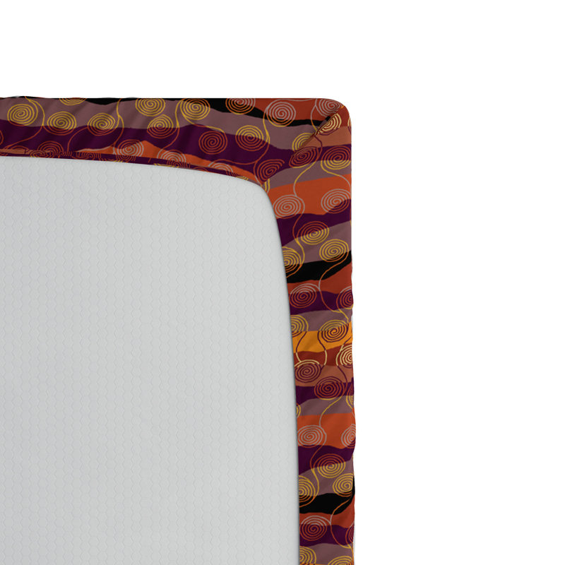 Microfiber Striped Fitted Sheet, Queen Fitted Sheet