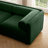 Upholstered Loveseat Sofa With Ottoman-809982351-809396769