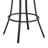 Heuvelton Modern Swivel Counter or Bar Height Bar Stool with Arms in Faux Leather and Metal-630711367-633715572-633715577