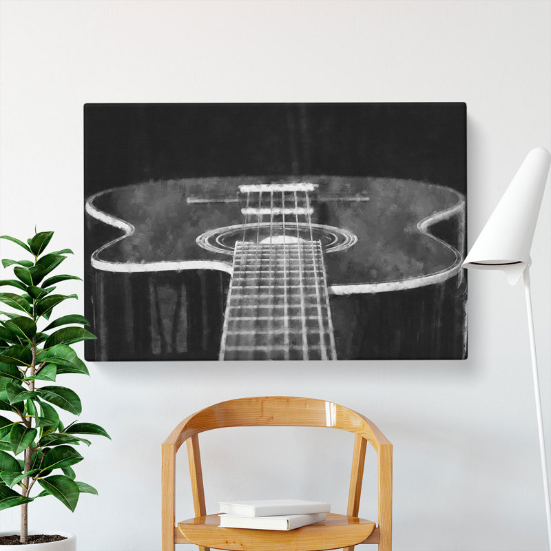 Acoustic Guitar Vol.3 - Wrapped Canvas, 35cm H x 50cm W x 3cm D