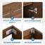 Meuble-lavabo double autoportant 58,8 po Deshraj