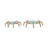 Eduan 2 Pieces Mazu Magnifyers, Gold