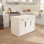 Aleata Kitchen Island with Engineered Marble Top