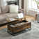Rosenblum 38.6'' W Lift-Top Coffee Table with Hidden Storage & Metal Frame