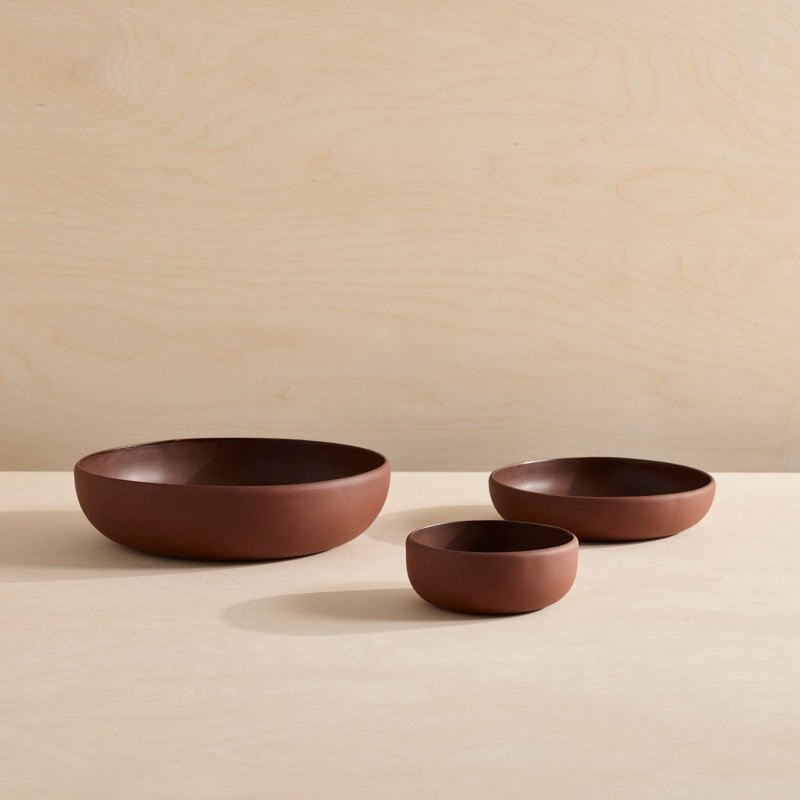 Porcelain Pasta Bowl, Terracotta