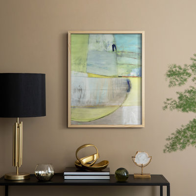 Incoming Framed Print - Solid Wood