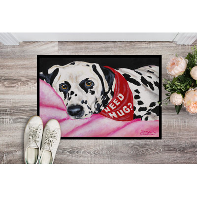 Tapis d’extérieur antidérapant anti-dérapant dalmatien need