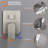 1 Handle Bathroom Waterfall Faucet with Diverter-94413972