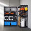 Tablettes de rangement Étagères de garage robustes réglables à 5 niveaux 3000 lb