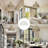 Dreamy Flush Mount Light – Palm Fibers & Brown Medium Dome 1-light Plug-in Or Hardwired Adjustable Flush Mount For Bedroom Or Hallway In Modern, Boho, And Transitional Style-1404667549