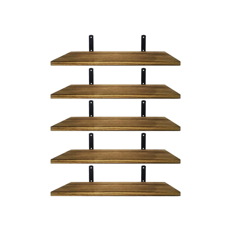 42cm W Manufactured Wood Wall Mounted Shelving Unit