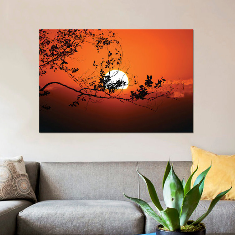 « world on fire », reproduction de photo sur toile, H 8 po x l 12 po x P 0,75 po