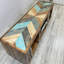 3 x 2 Vinyl Record Storage with Chevron “I Got the Blues” Top